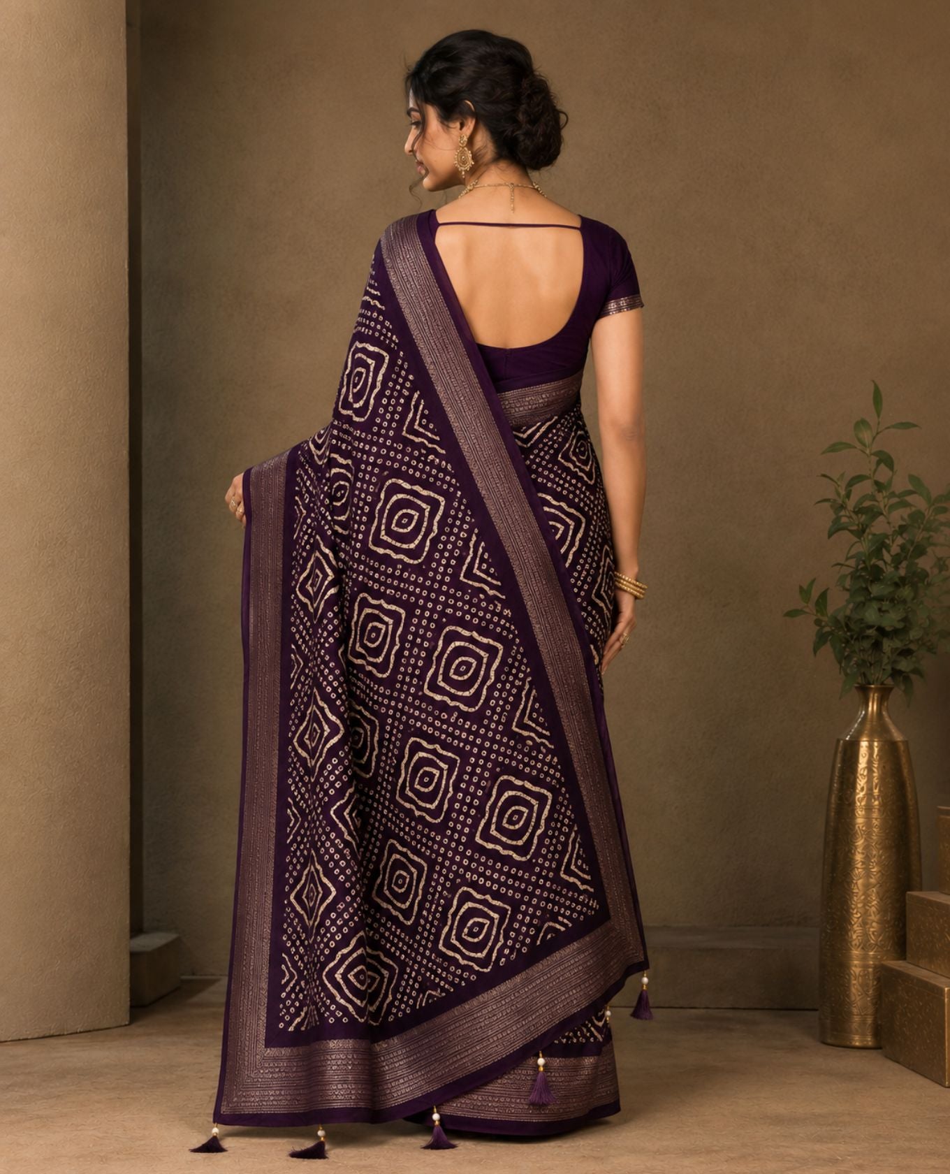 Elegant Printed Chiffon Saree with Designer Border